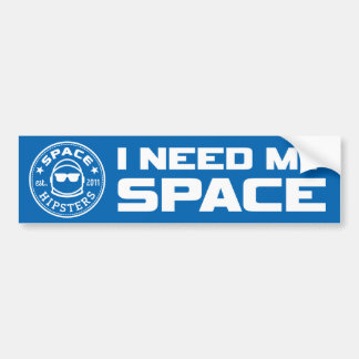 Autocollant De Voiture Des hippies de l'espace "j'adhésif pour pare-chocs