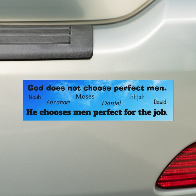 Autocollant De Voiture Des hommes parfaits pour le travail (En voiture)