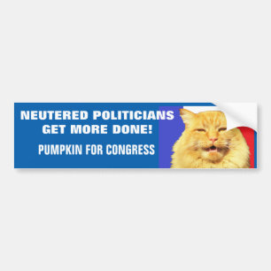 Autocollant De Voiture Des politiciens neutres gagnent du terrain - Cat M