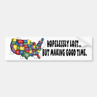 Autocollant De Voiture Désespérément perdu…