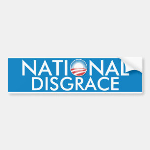 Autocollant De Voiture Déshonneur national d'Obama