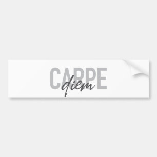 Autocollant De Voiture Design moderne, simple, urbain, cool Carpe Diem