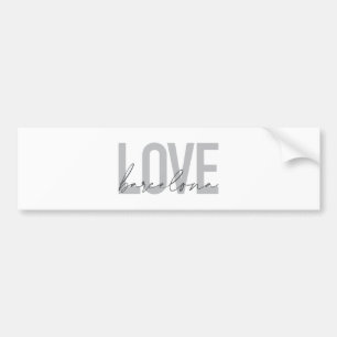 Autocollant De Voiture Design simple, urbain, moderne, cool Love Barcelon