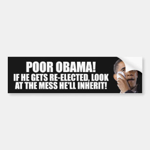 Autocollant De Voiture Désordre de la réélection d'Obama - 2012
