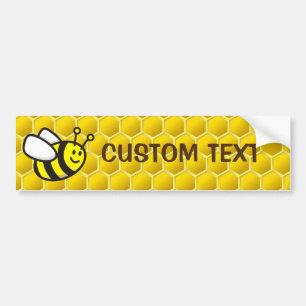 Autocollant De Voiture Dessin sur les abeilles