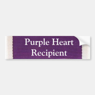 Autocollant De Voiture Destinataire de Purple Heart