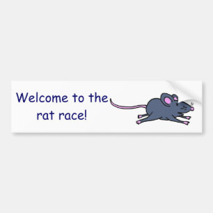 Autocollant De Voiture DF zzzmouse1c, accueil à la course de therat !