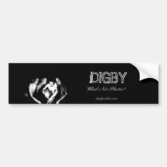 Autocollant De Voiture DIGBY, ce qui n'est pas en plastique ? (Devant)
