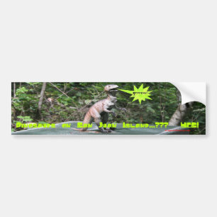 Autocollant De Voiture Dinosaures sur l'île de San Juan