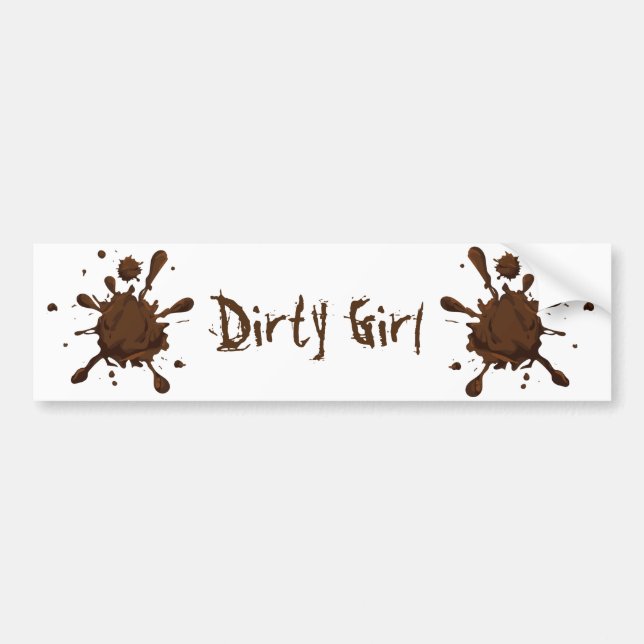 Autocollant De Voiture Dirty Girl Thunder_Cove (Devant)