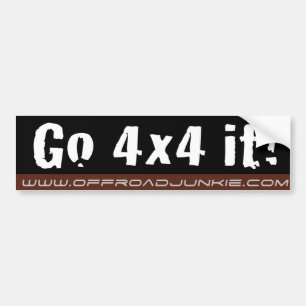 Autocollant De Voiture Disparaissent 4x4 il ! Adhésif pour pare-chocs