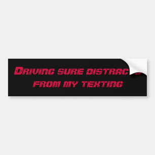 Autocollant De Voiture Distractions de conduite