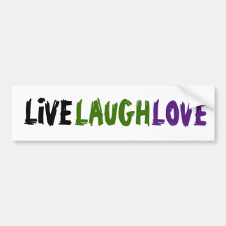 Autocollant De Voiture Distressed LIVE RIGH LOVE LOVE partager une certai