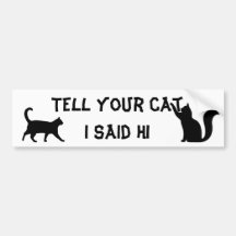 Dites à votre chat que j'ai dit son Sticker pare-c