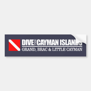 Autocollant De Voiture Dive The Cayman Islands DF2