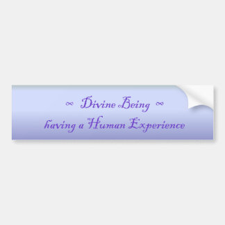Autocollant De Voiture DivineBeing ayant un pare-chocs humain