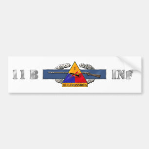 Autocollant De Voiture Division 11B ęr blindée