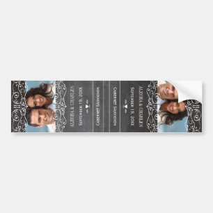 Autocollant De Voiture DIY Wine Labels that you Cut Wedding