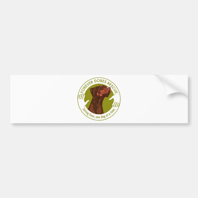 Autocollant De Voiture dobe-red-uncropped-ear-logo-8-29-11 (Devant)