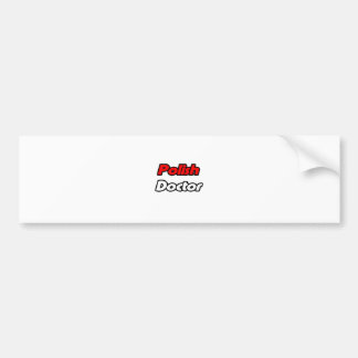 Autocollant De Voiture Docteur polonais