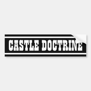 Autocollant De Voiture Doctrine de château