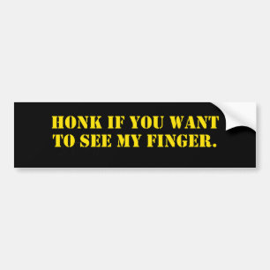 Autocollant De Voiture Doigt de miel