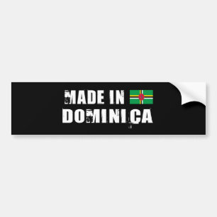AUTOCOLLANT DE VOITURE DOMINICA