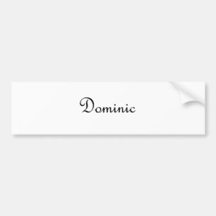Autocollant De Voiture Dominique