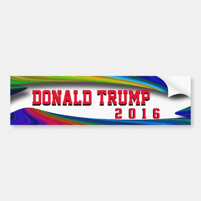 Autocollant De Voiture Donald Trump (Devant)