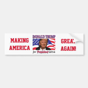 Autocollant De Voiture Donald Trump