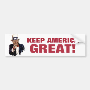 AUTOCOLLANT DE VOITURE DONALD TRUMP 2020 MAINTIENNENT L'AMÉRIQUE GRANDE !