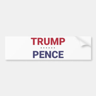 Autocollant De Voiture Donald Trump et Mike Pence (élection américaine de