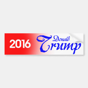 Autocollant De Voiture Donald TRUMP for President - 2016