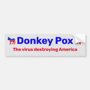 Autocollant De Voiture Donkey Pox Bumper Sticker