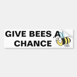 Autocollant De Voiture Donnez à des abeilles une occasion