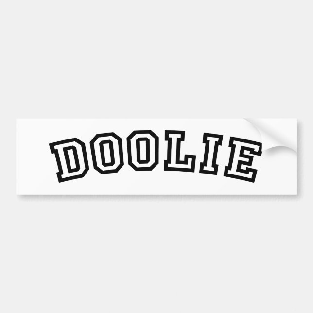AUTOCOLLANT DE VOITURE DOOLIE (Devant)