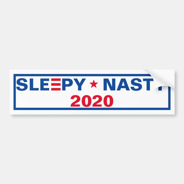 AUTOCOLLANT DE VOITURE DORMIR * NASTY 2020 (Devant)