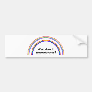 Autocollant De Voiture Double arc-en-ciel