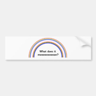 Autocollant De Voiture Double arc-en-ciel
