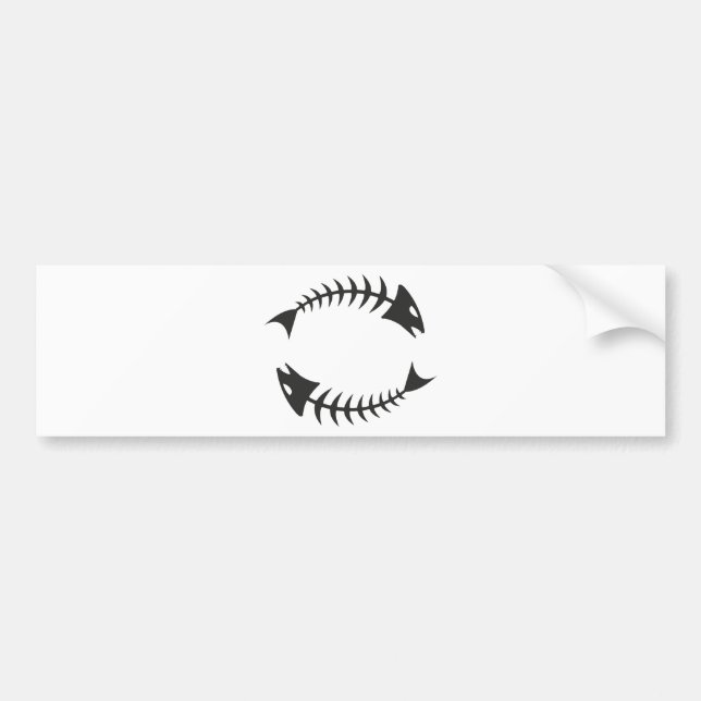 Autocollant De Voiture Double Fishbone Fischgräte (Devant)