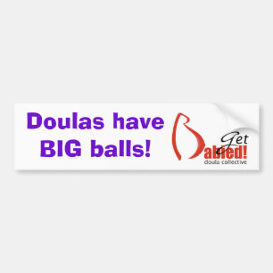 Autocollant De Voiture DoulasBigBalls1-Get Babied