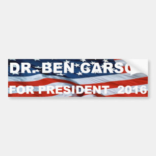 Autocollant De Voiture Dr.Ben Carson pour l'adhésif pour pare-chocs 2016