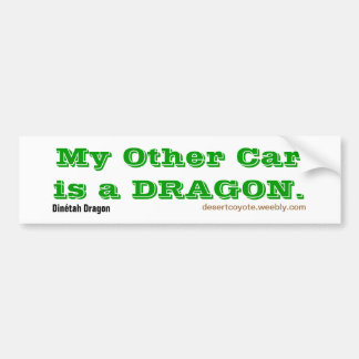Autocollant De Voiture Dragon de Dinétah l'autre voiture