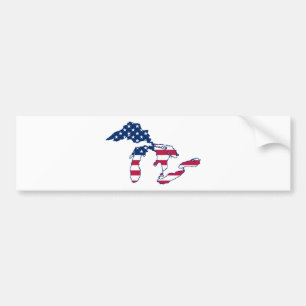 Autocollant De Voiture Drapeau américain de Great Lakes