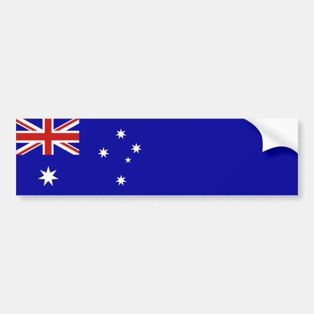 Autocollant De Voiture Drapeau australien (Devant)