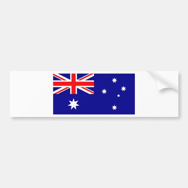 Autocollant De Voiture Drapeau australien - Drapeau australien (Devant)