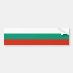 Autocollant De Voiture Drapeau Bulgare Patriotique