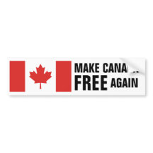 Drapeau canadien RENDRE LE Canada LIBRE