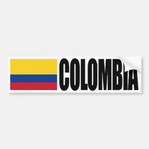 Autocollant De Voiture Drapeau Colombie