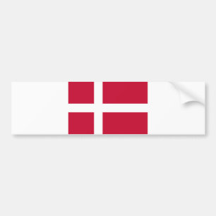 Autocollant De Voiture Drapeau danois Patriotique danois